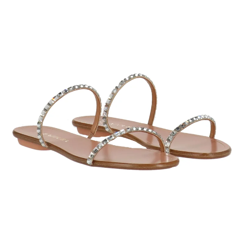 Aquazzura Womens Nude Flip Flop Athleisure Derby Style  