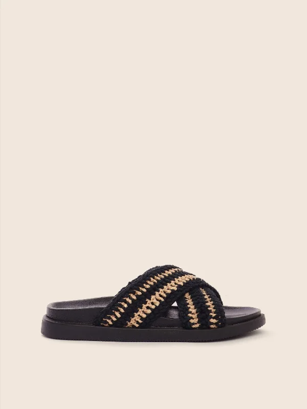 Aria Black Sandal Smart - Shoe Functionality Style  