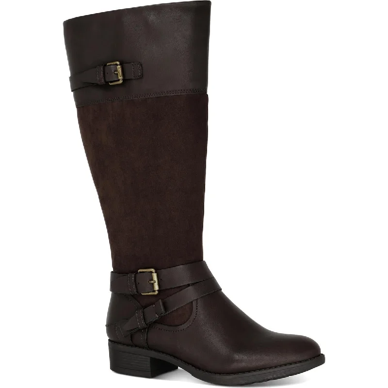 Ashliie Womens Faux Leather Fashion Dress Boots Artisan - Crafted Loafer Style  