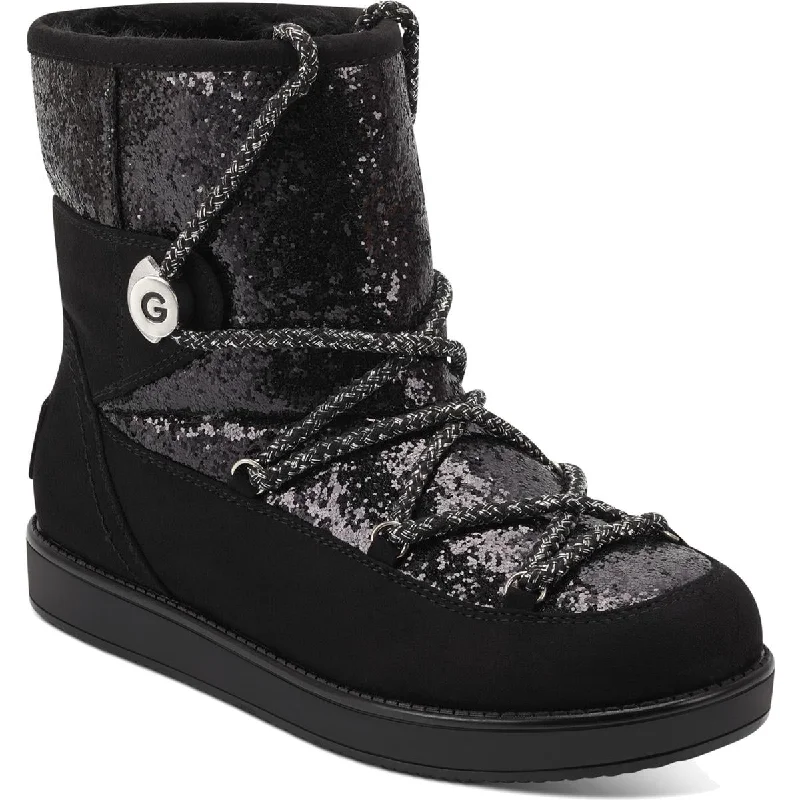 Aylan Womens Cold Weather Flat Booties Desert Boot Utility Style  