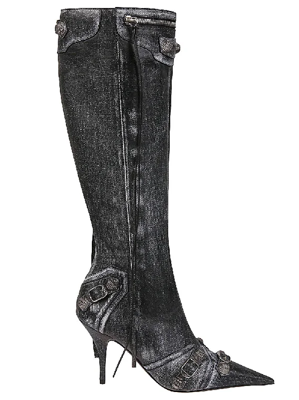 Balenciaga Women's Boots British Gentleman Oxford Style  