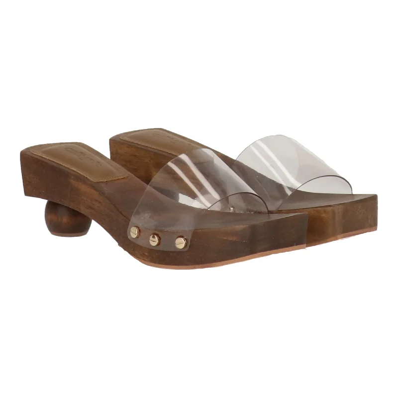 Cult Gaia Womens Beige Sandal Brogue Oxford Aesthetic 