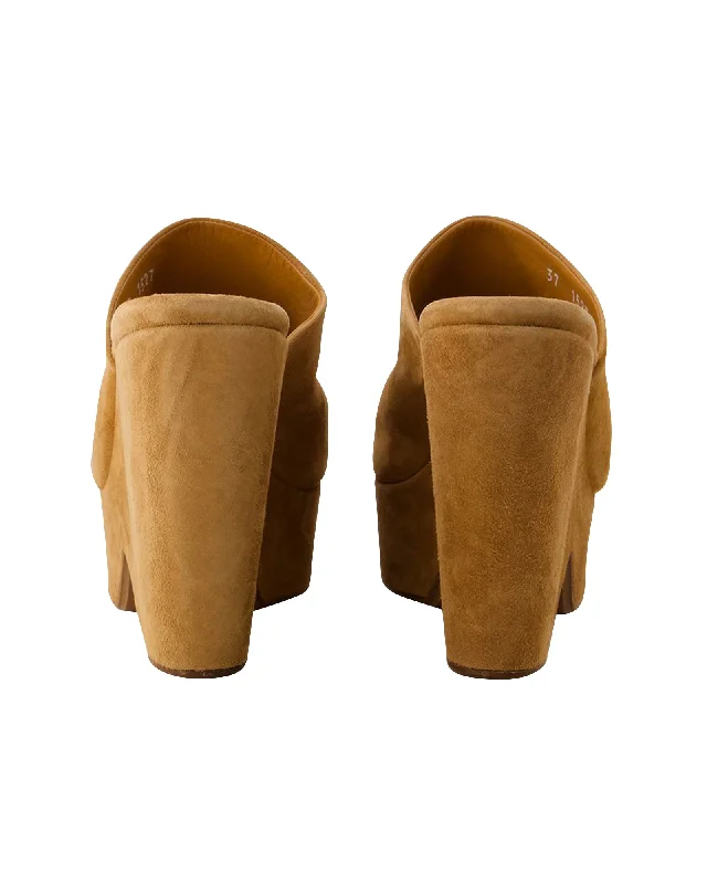 Dolcy9 Sandals - Clergerie - Brown - Leather Lightweight Tennis Sneaker Look  
