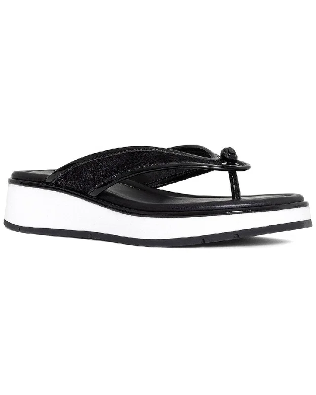 Donald Pliner Klarice Leather Sandal Hip - Hop Sneaker Style  