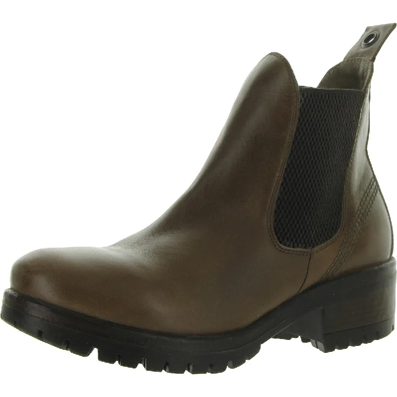 Florida Womens Leather Metallic Chelsea Boots Hip - Hop Sneaker Style  