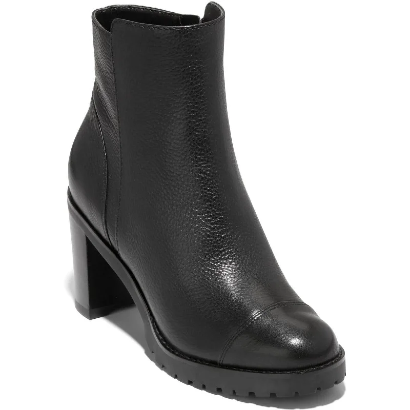 Foster Womens Leather Ankle Booties Artisan - Crafted Loafer Style  