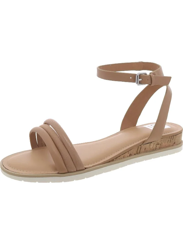 Friday Womens Faux Leather Buckle Slingback Sandals Leather Driving Shoe Style  