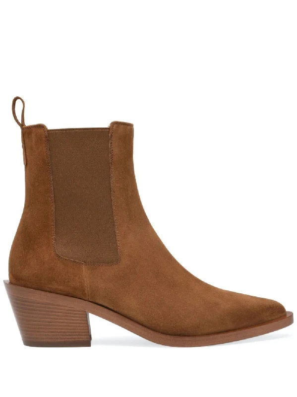 Gianvito Rossi Women's Boots Suede Desert Boot 