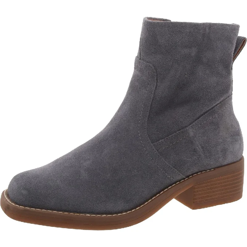 Kazy Womens Suede Square Toe Ankle Boots Sustainable Shoe Design  