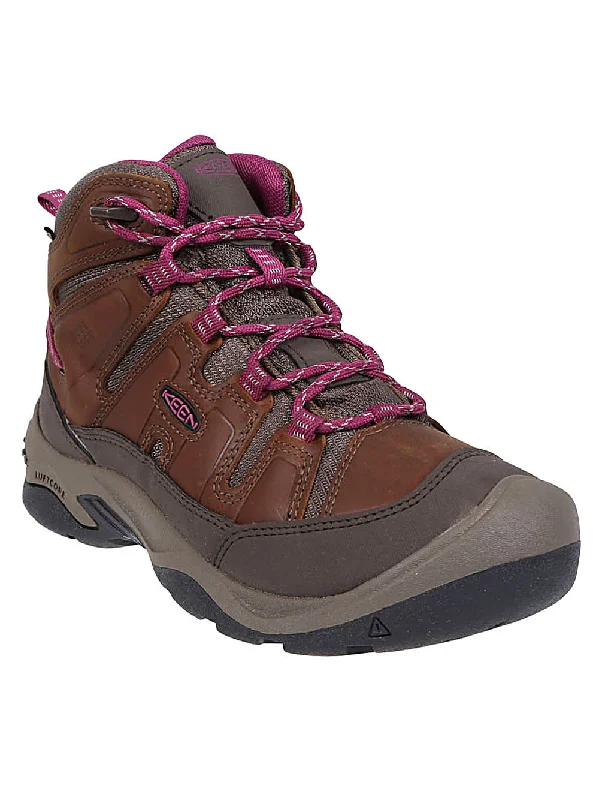 Keen Women's Boots Metallic Trim Shoe Design  