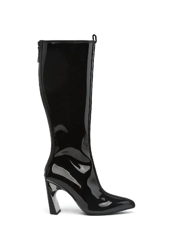 Lucid Hi Boot In Black Paisley Print Shoe Design  