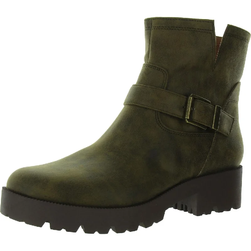 MILLER-2 Womens Faux Leather Laceless Ankle Boots Glow - in - the - Dark Shoe Design MILLER-2 Womens Faux Leather Laceless Ankle Boots Glow - in - the - Dark Shoe Design