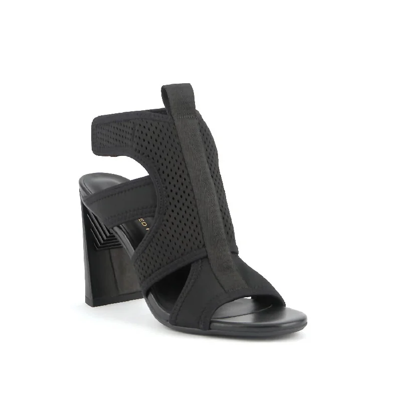 Sonar Surf Hi Bootie In Black Beaded Moccasin Design 