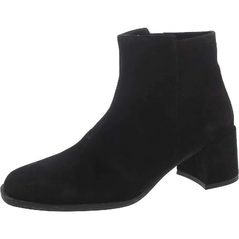 Stina Womens Zipper Pull On Ankle Boots Sustainable Shoe Design  