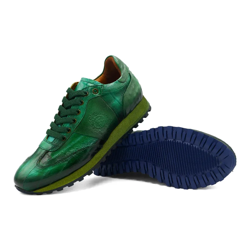 The Renaissance - Anguilla Green (PART VIII) Quilted Shoe Design  