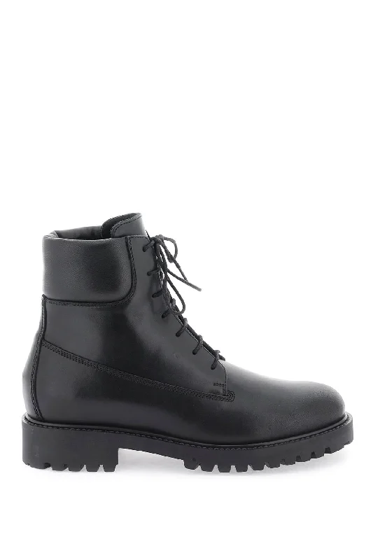 Toteme Women's Husky Ankle Boots Athleisure Derby Style  
