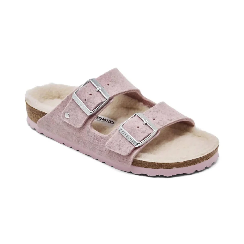 Women's Arizona Rivet Sandals In Soft Pink Inflatable Shoe Look 