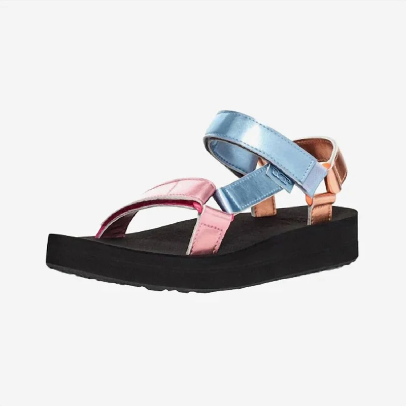 Womens Midform Universal Shimmer - Medium Width In Pink Multi Art Deco - Inspired Shoe Look Womens Midform Universal Shimmer - Medium Width In Pink Multi Art Deco - Inspired Shoe Look