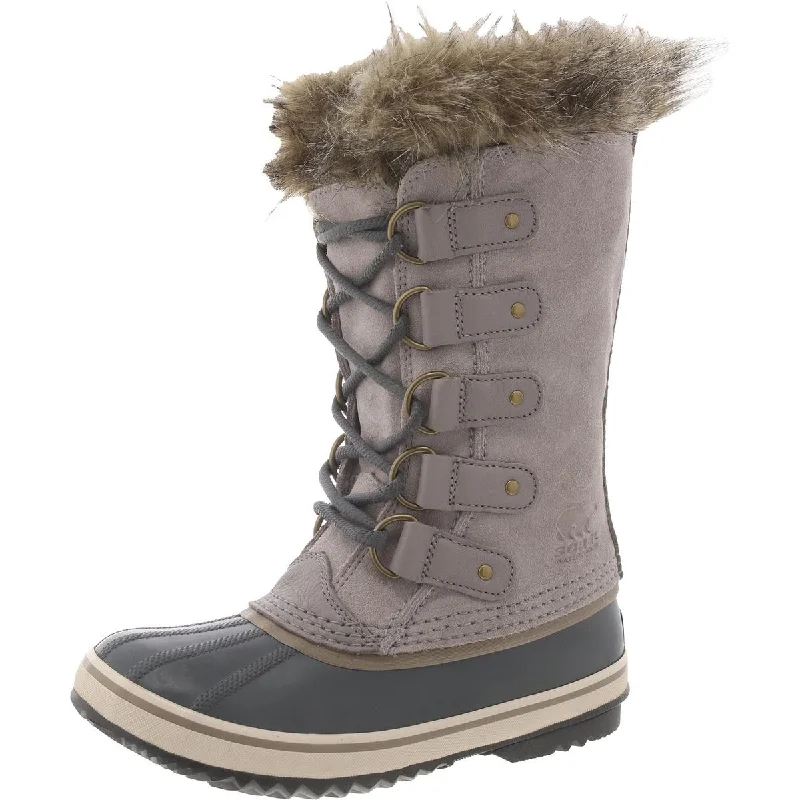 Womens Suede Insulated Winter & Snow Boots Dressy Chelsea Boot Style 