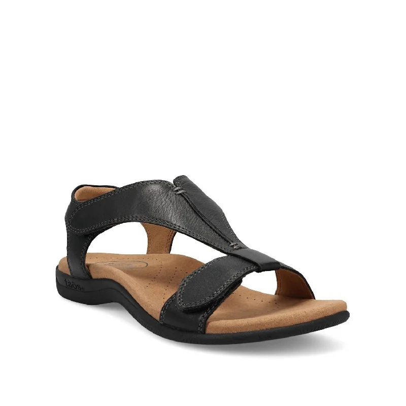 Women's The Show Sandal In Black Beaded Moccasin Design 