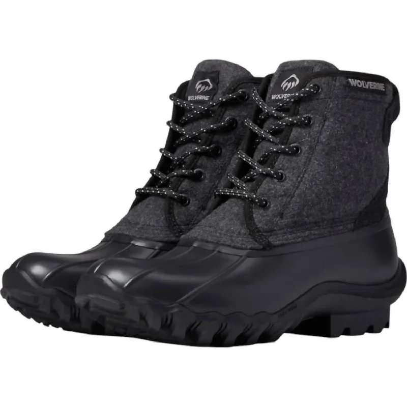 Women's Torrent Wmn Epx 6In Ankle Boot - Medium In Black Wool Single - Buckle Monk Look Women's Torrent Wmn Epx 6In Ankle Boot - Medium In Black Wool Single - Buckle Monk Look